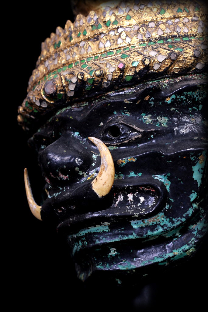 Extremely Rare Ealry 19C Thai Lanna Buddhist Astrologica Footprint DW055